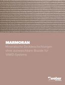 MARMORAN min. Deckbeschichtungen ohne auswaschb. Biozide MARMORAN min. Deckbeschichtungen ohne auswaschb. Biozide