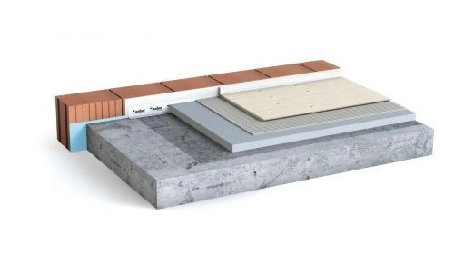 Aufbau Renovierung auf altem Beton