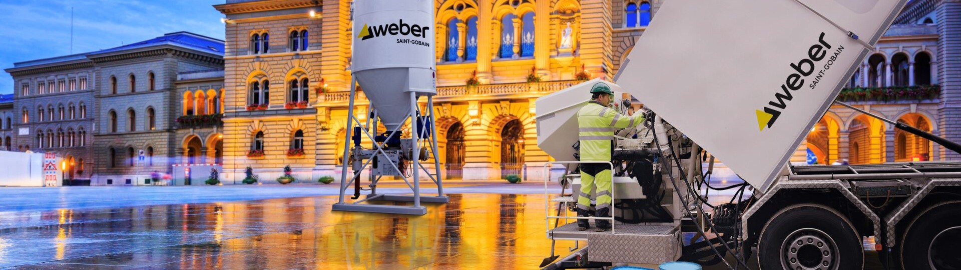 SGW_220601_Silo_Bundeshaus_Montage_nur_Logo_neu.jpg Saint-Gobain Weber AG