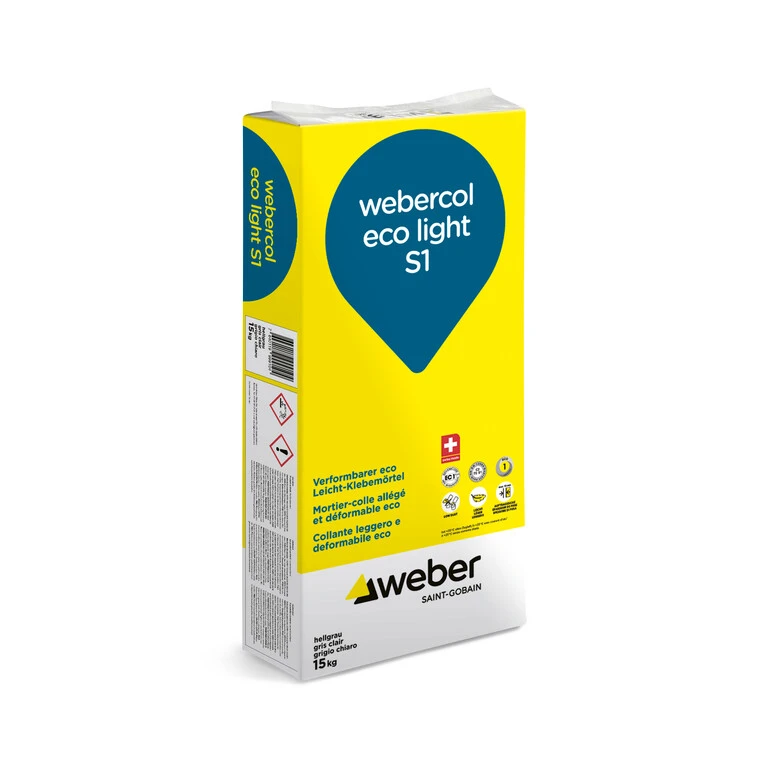 webercol eco light S1 : Plattenleger | Saint-Gobain Weber Schweiz